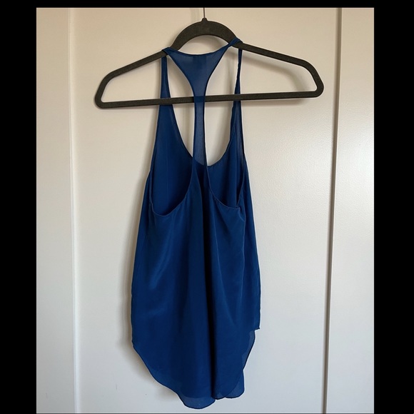 Electric blue silk cami - Picture 3 of 3
